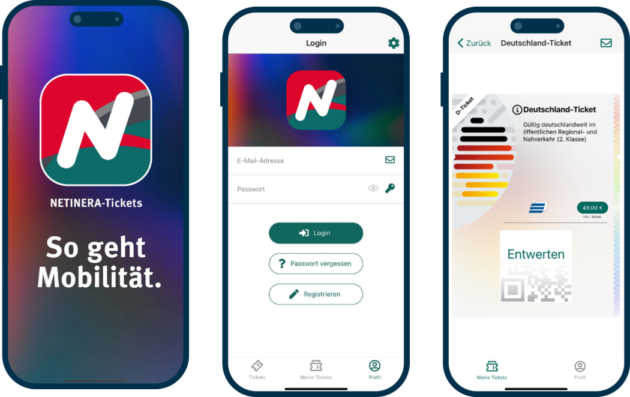 APP NETINERA Tickets